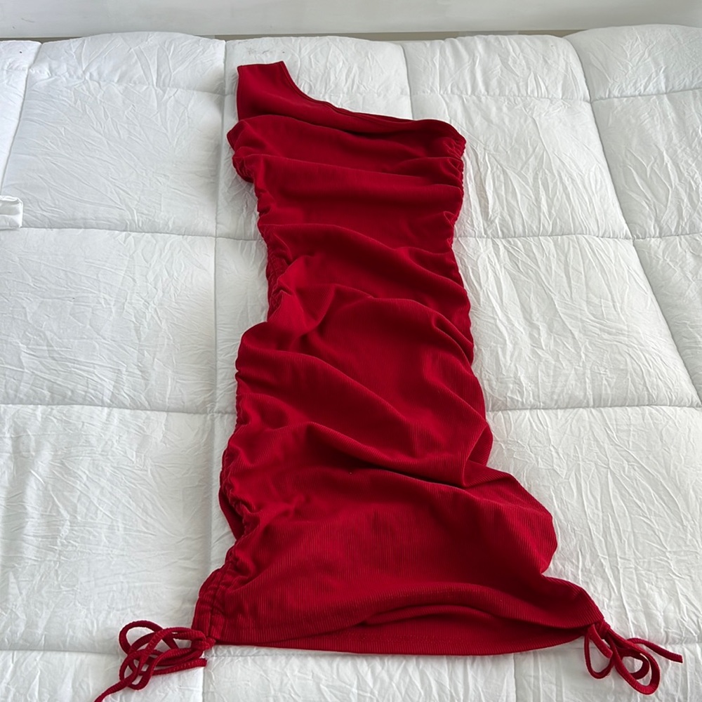 red dress